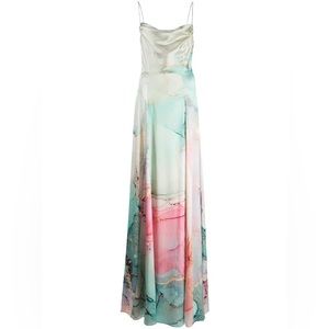 Retrofete Gracie Marble Print Dress